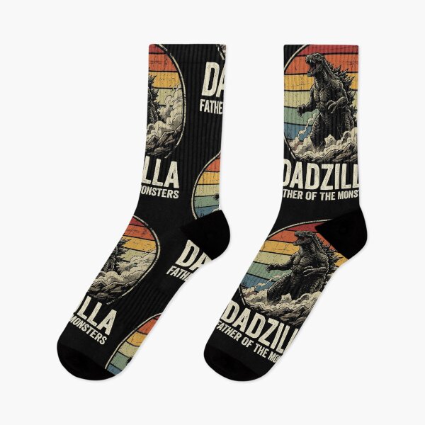 Item preview, Dadzilla Father Of Monsters Vintage Retro Sunset Gift designed and sold by longngusuc.