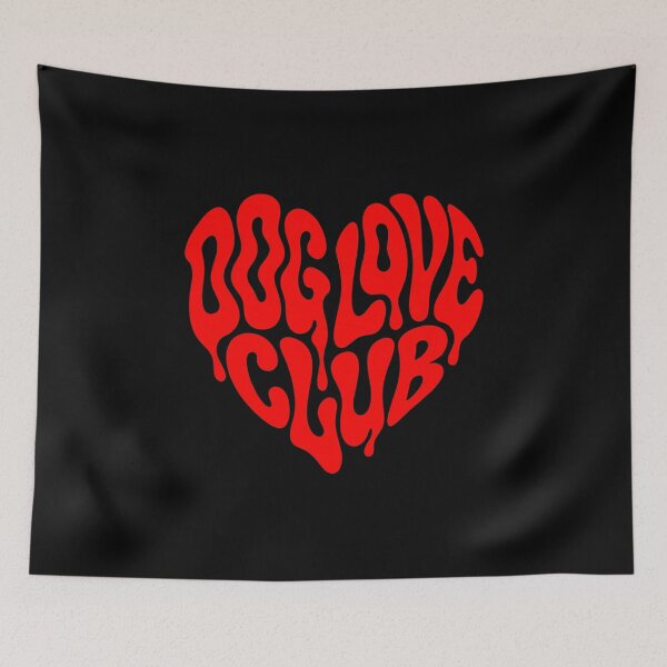 Item preview, Dog Love Club Bold Red Heart designed and sold by graphixpolash.