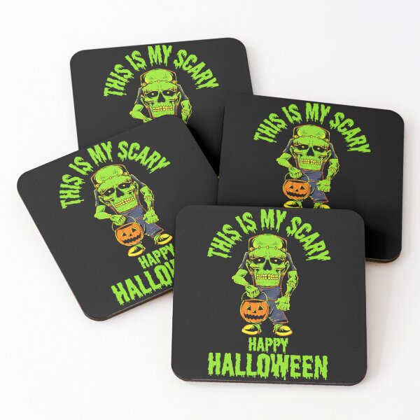 Item preview, This Is My Scary Frankenstein - Cute Halloween Monster Art designed and sold by PrimalBeastLab.