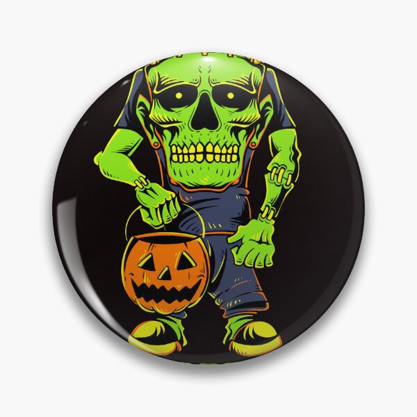 Item preview, This Is My Scary Frankenstein - Cute Halloween Monster Art designed and sold by PrimalBeastLab.