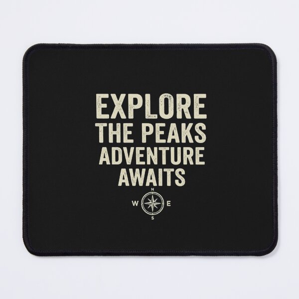 Item preview, Explore The Peaks Adventure Awaits Compass designed and sold by GiggleInkTees.