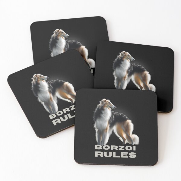 Item preview, Borzoi Rules - Elegant Russian Wolfhound Dog Lover Design designed and sold by PatykArt.