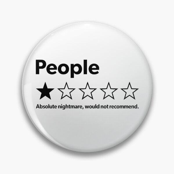 Item preview, Funny Review People One Star Rating designed and sold by ChrisPfeiffer.