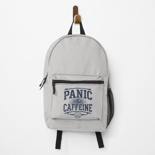 Item preview, Panic and Caffeine Funny College Student Shirt designed and sold by Amr Darwish Graphic designer.