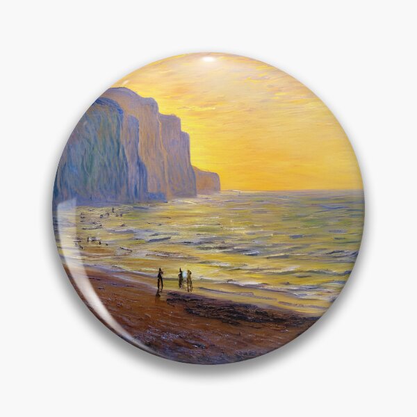 Item preview, Misty Shore at Pourville: Impression of Tide, Fog, and Coastal Atmosphere  designed and sold by artdesignsnow.