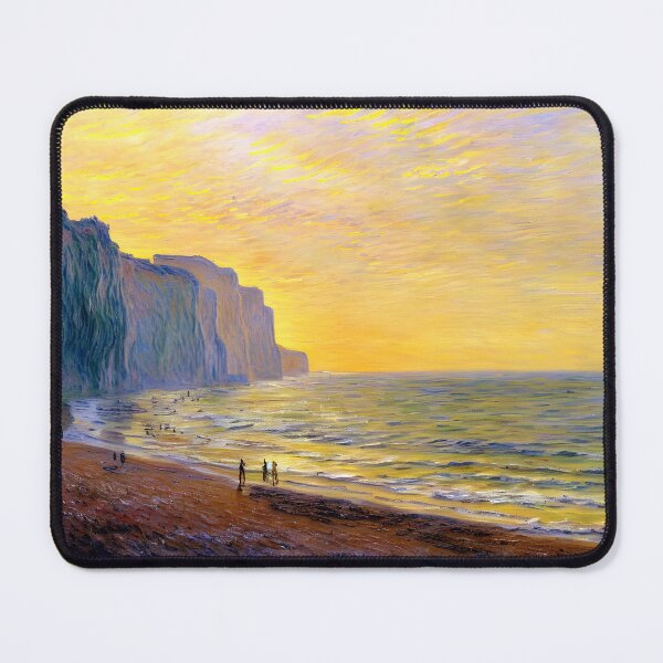 Item preview, Misty Shore at Pourville: Impression of Tide, Fog, and Coastal Atmosphere  designed and sold by artdesignsnow.