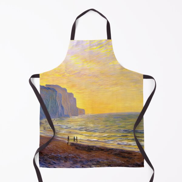 Item preview, Misty Shore at Pourville: Impression of Tide, Fog, and Coastal Atmosphere designed and sold by artdesignsnow.