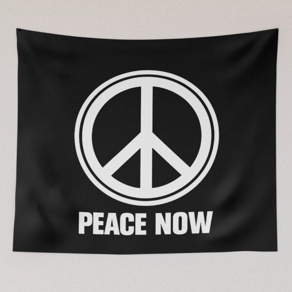 Item preview, Peace Now - Anti War Message Peace Symbol designed and sold by Shape Snip Studio.