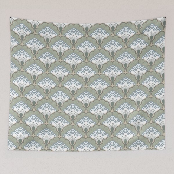 Item preview, Japandi floral pattern _ Earthy designed and sold by Ama Zuan-Zumi.