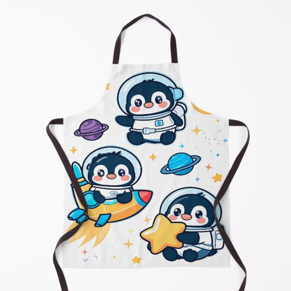 Item preview, Cute Kawaii Penguin Astronauts Space Adventure Sticker designed and sold by Sovira Studio .