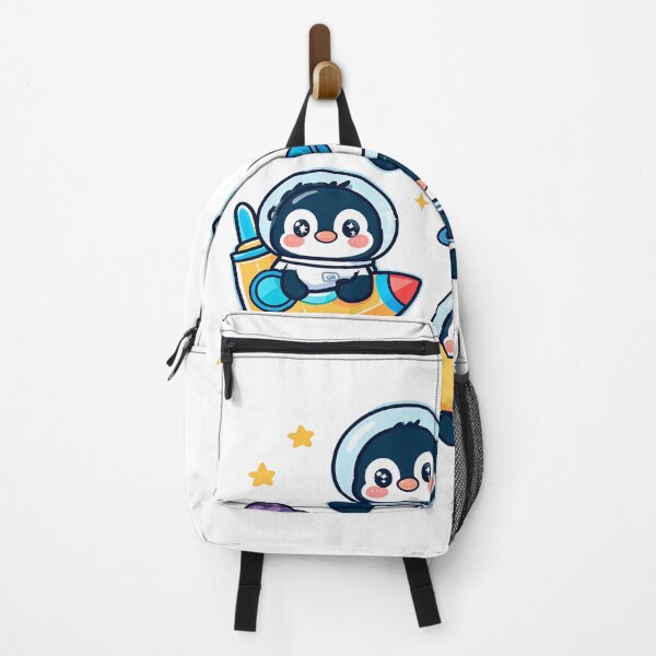 Item preview, Cute Kawaii Penguin Astronauts Space Adventure Sticker designed and sold by Sovira Studio .