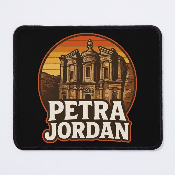 Item preview, Petra Jordan Retro Vintage Travel designed and sold by TomFrontierArt.