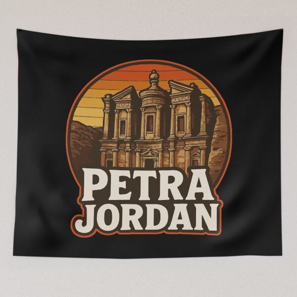 Item preview, Petra Jordan Retro Vintage Travel designed and sold by TomFrontierArt.