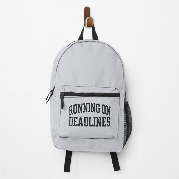 Item preview, Running on Deadlines Funny Academic Shirt designed and sold by Amr Darwish Graphic designer.