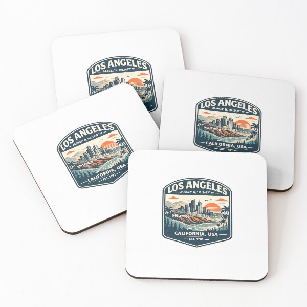 Item preview, Los Angels California Vintage Travel designed and sold by TulipaGraphics.