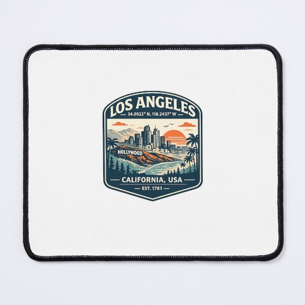 Item preview, Los Angels California Vintage Travel designed and sold by TulipaGraphics.