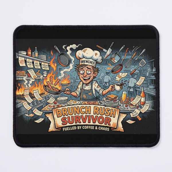 Item preview, Brunch Rush Survivor: I Served, I Survived designed and sold by BrewChef.