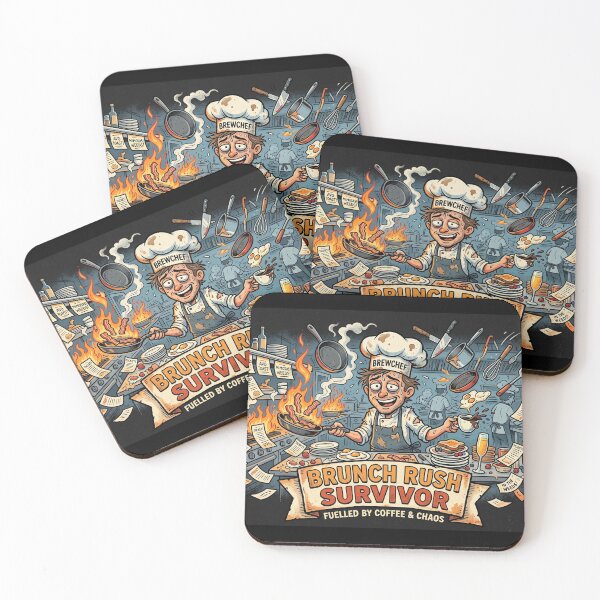 Item preview, Brunch Rush Survivor: I Served, I Survived designed and sold by BrewChef.