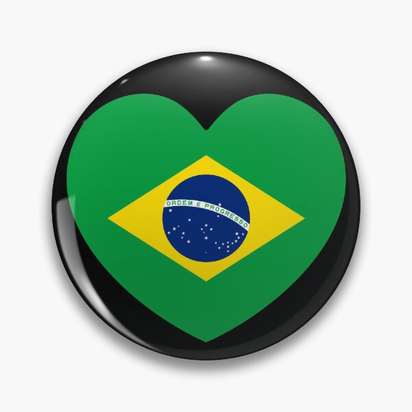 Item preview, Brazil Flag Heart designed and sold by shitpostee.