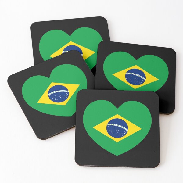 Item preview, Brazil Flag Heart designed and sold by shitpostee.