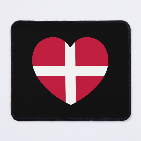 Item preview, Denmark Flag Heart designed and sold by shitpostee.