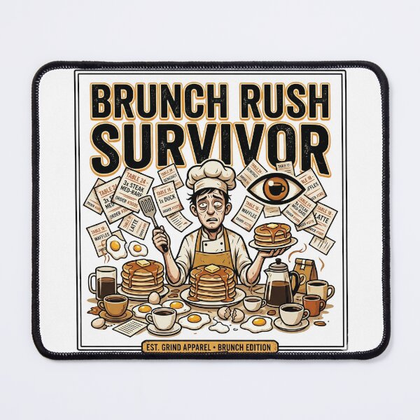 Item preview, Sunday Brunch Rush Survivor designed and sold by BrewChef.