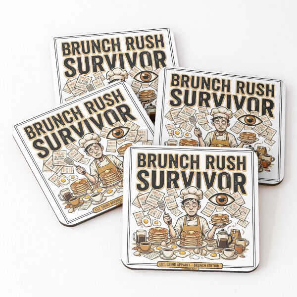 Item preview, Sunday Brunch Rush Survivor designed and sold by BrewChef.