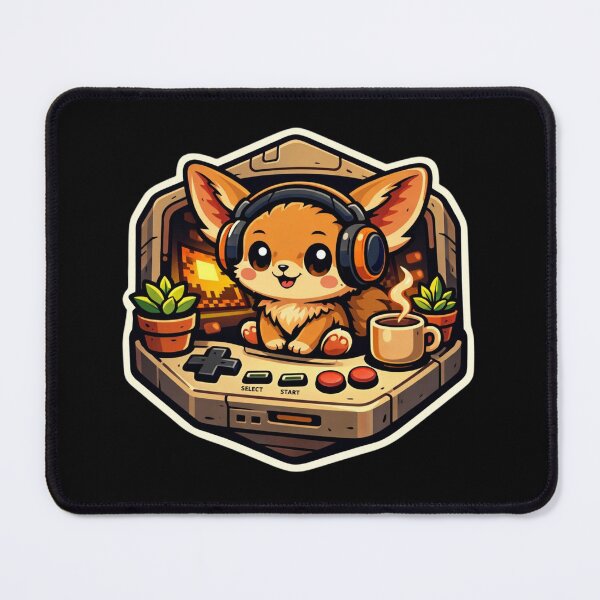 Item preview, Cute Forest Creature in Retro Gaming Console Sticker designed and sold by Timeless Junction.