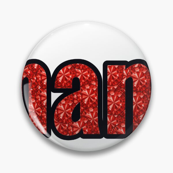 Item preview, Amanda Girl Name Red Rhinestone Texture designed and sold by TheIconSmith.
