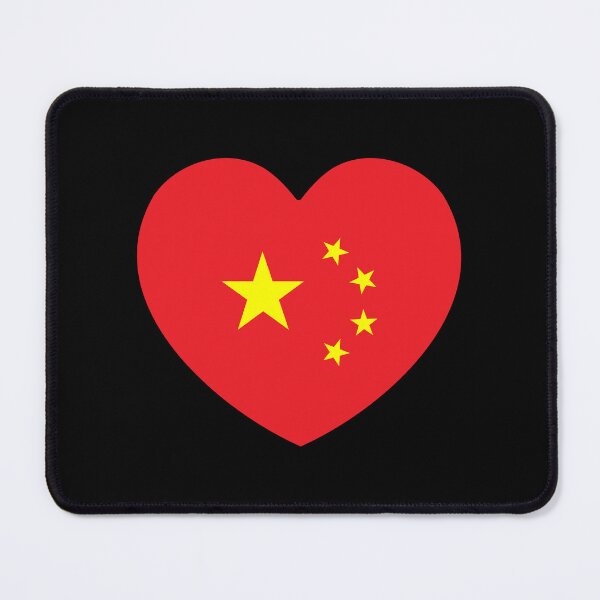 Item preview, China Flag Heart designed and sold by shitpostee.