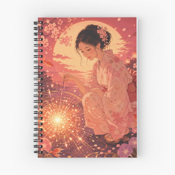 Item preview, Last Spark of Summer – Japanese Senko Hanabi Poster designed and sold by SEIMEI2025.