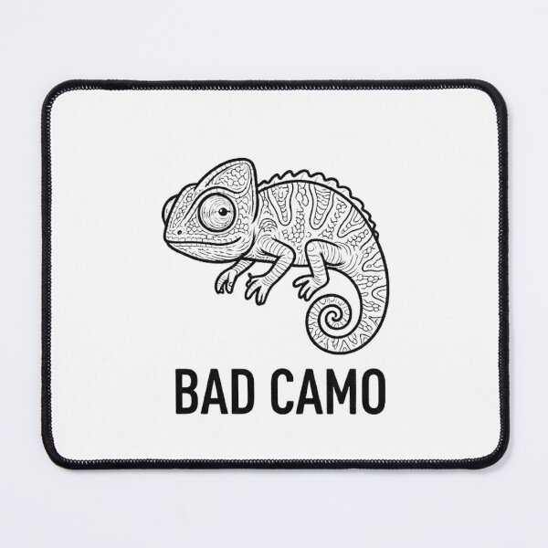 Item preview, Funny Bad Camo Chameleon Sketch Graphic designed and sold by GiggleInkTees.