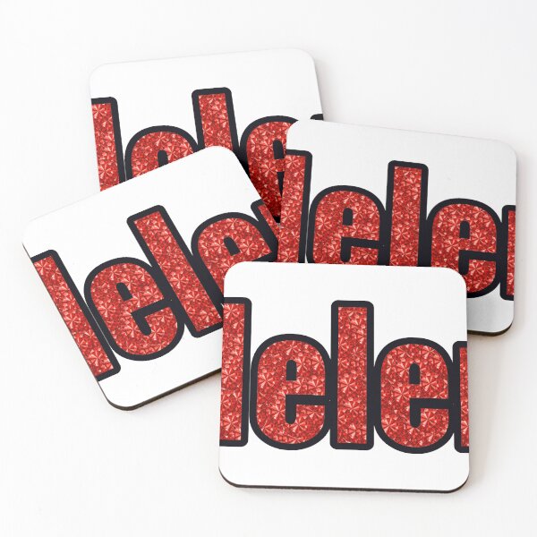 Item preview, Helen Girl Name Red Rhinestone Texture designed and sold by TheIconSmith.