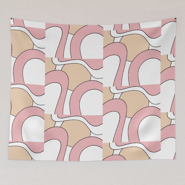 Item preview, Blush Flow Abstract Shapes designed and sold by Moon-Petal.