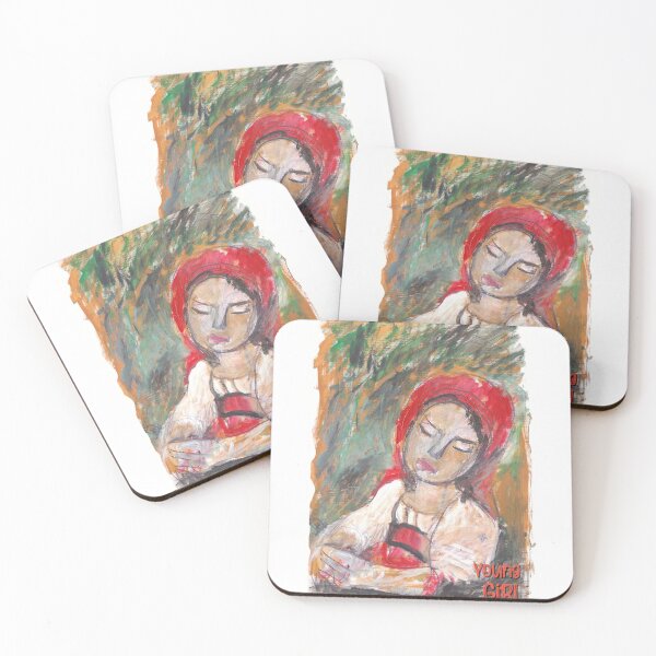 Item preview, Country Young Girl Portrait (painting by ACCI) designed and sold by VanyssaGraphics.