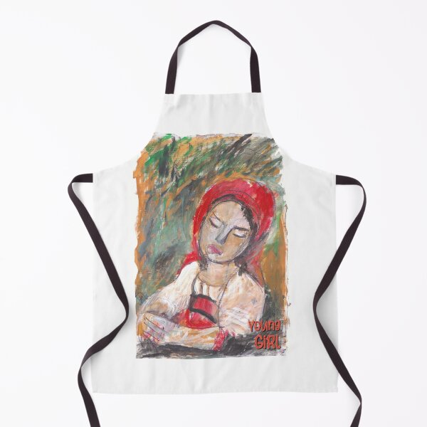 Item preview, Country Young Girl Portrait (painting by ACCI) designed and sold by VanyssaGraphics.
