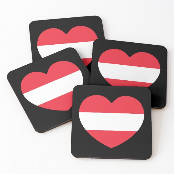 Item preview, Austria Flag Heart designed and sold by shitpostee.