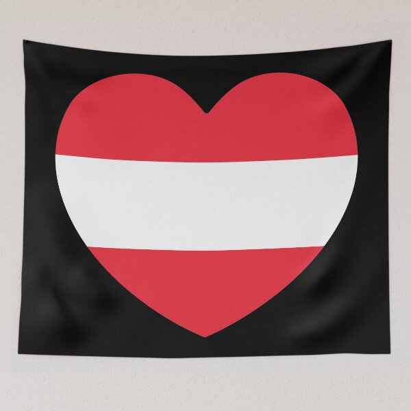 Item preview, Austria Flag Heart designed and sold by shitpostee.