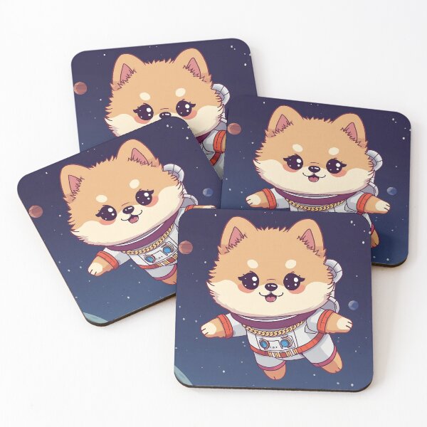 Item preview, Cute Astronaut Pomeranian in Space designed and sold by Sirius92.