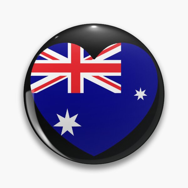Item preview, Australia Flag Heart designed and sold by shitpostee.