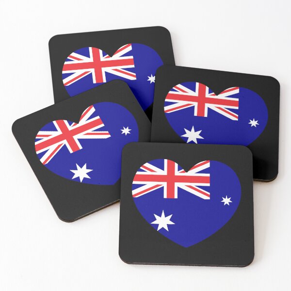 Item preview, Australia Flag Heart designed and sold by shitpostee.