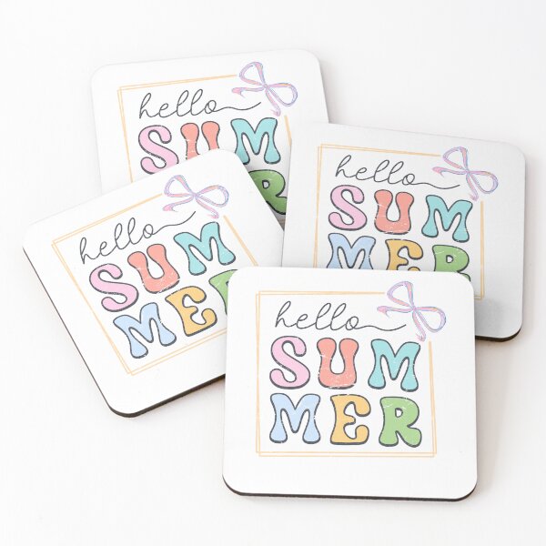 Item preview, Hello Summer – Pastel Cute Lettering designed and sold by AngryToro.
