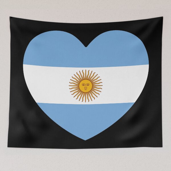 Artikelvorschau, Argentinische Flagge Herz entworfen und verkauft von shitpostee.