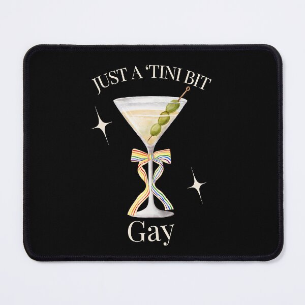 Item preview, Just A Tini Bit Gay Rainbow Bow Olives Dirty Martini Time designed and sold by SunfullyYours.