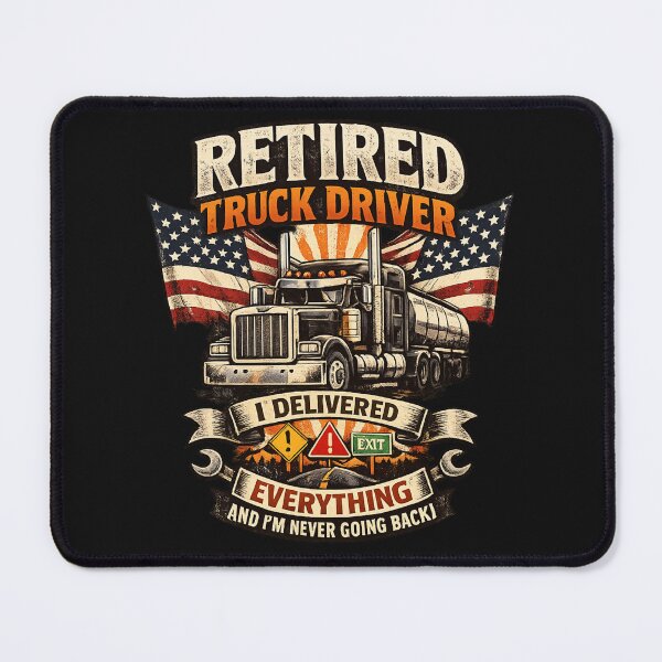 Item preview, Retired Truck Driver – I Delivered Everything Funny Retirement Shirt designed and sold by myfunnyshirt.