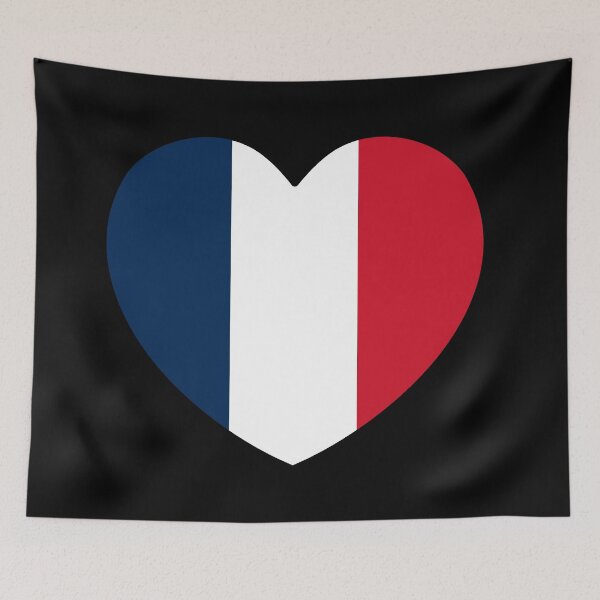 Item preview, France Flag Heart designed and sold by shitpostee.
