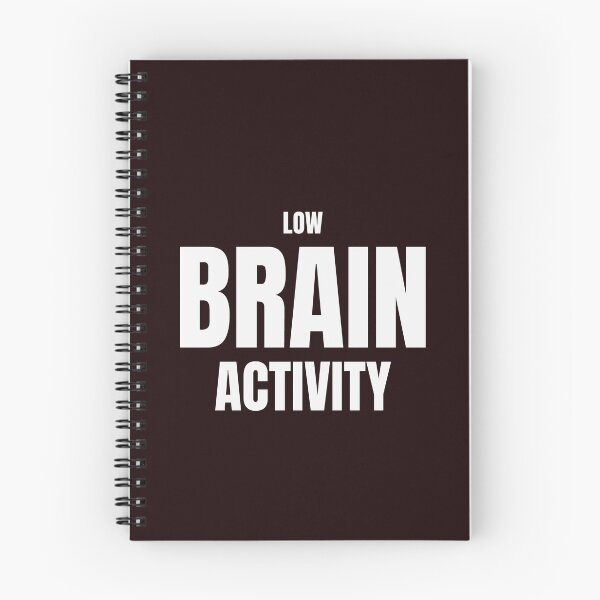 Item preview, Low Brain Activity – Funny Exhausted Humor Design designed and sold by ArtPer-design.