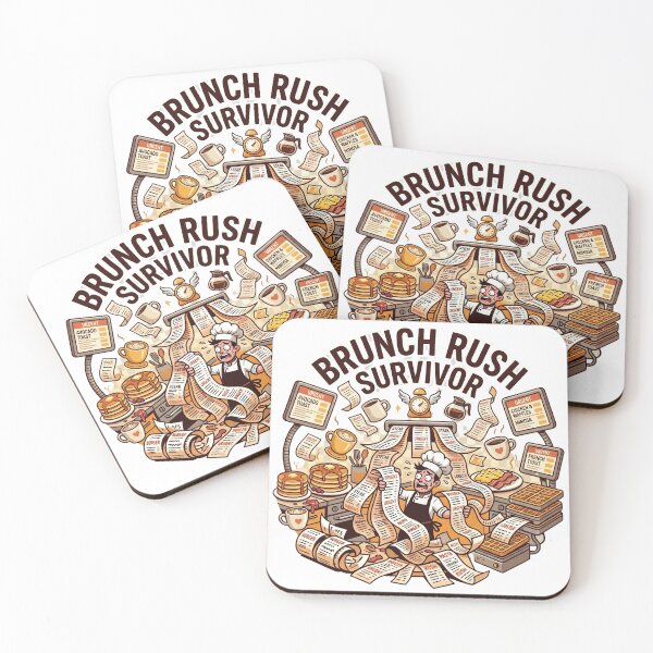 Item preview, Brunch Rush Survivor: I Served, I Survived designed and sold by BrewChef.