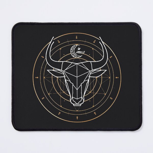 Item preview, Sacred Geometry Taurus Zodiac Celestial Minimalist Line Art designed and sold by Novastitchshop.