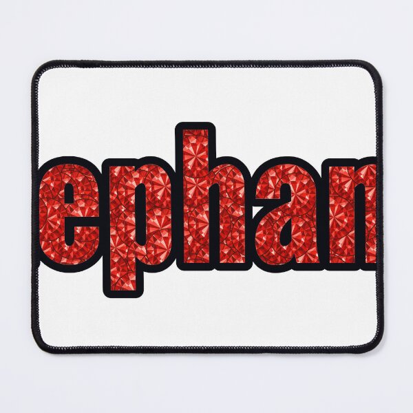 Item preview, Stephanie Girl Name Red Rhinestone Texture designed and sold by TheIconSmith.